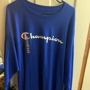 Blue champion long sleeve BRAND NEW